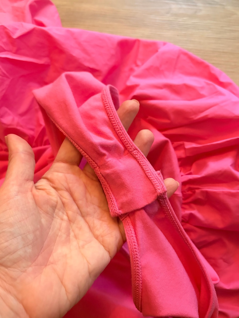 Mango One-Shoulder Pink Ruffle Bodysuit - Picture 6 of 6
